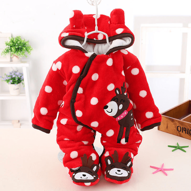 Coral Fleece Romper - MRSLM