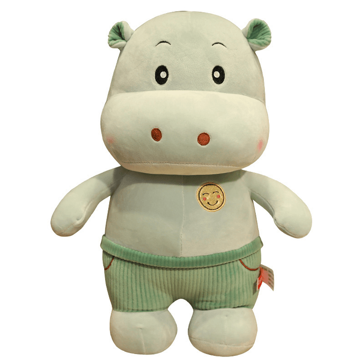 Smiling Hippo Elephant Doll Plush Toy - MRSLM