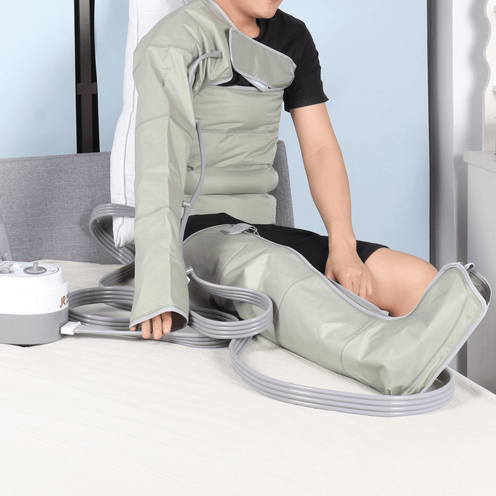 Electric Air Compression Leg Massager Leg Wraps Foot Ankles Calf Massage Machine Promote Blood Circulation Relieve Pain Fatigue - MRSLM