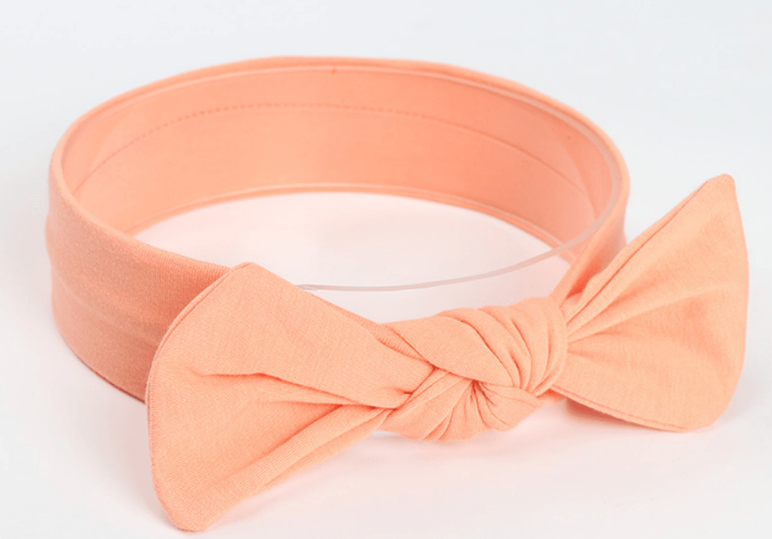 Pure Cotton Hair Ribbon Baby Pure Young Children Bowknot with Hair Accessories - MRSLM