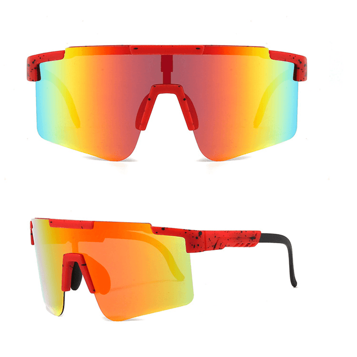 Outdoor Sports Cycling Sunglasses Goggles Big Frame Windproof Mirror - MRSLM