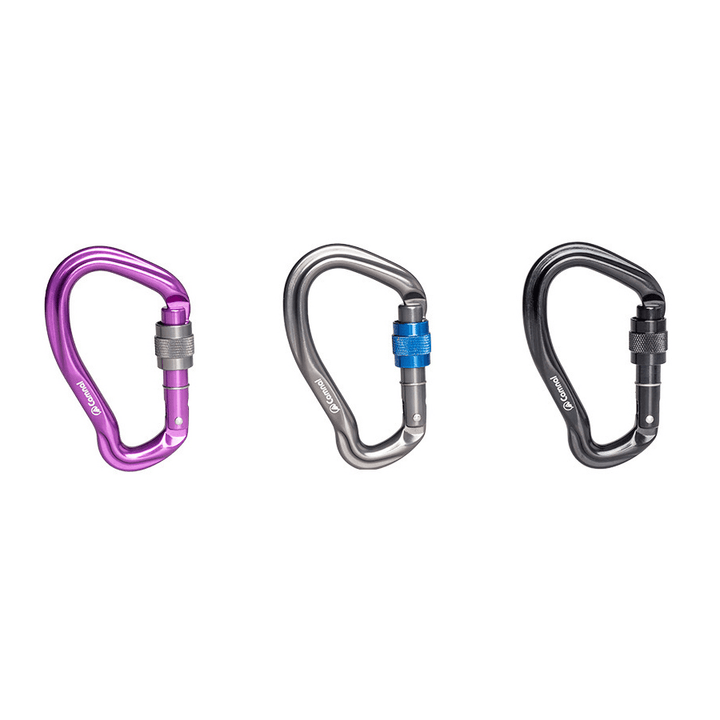 CAMNAL Mini Carabiner D Buckle Climbing Hunting Portable Aluminum Alloy Hanging Buckle - MRSLM