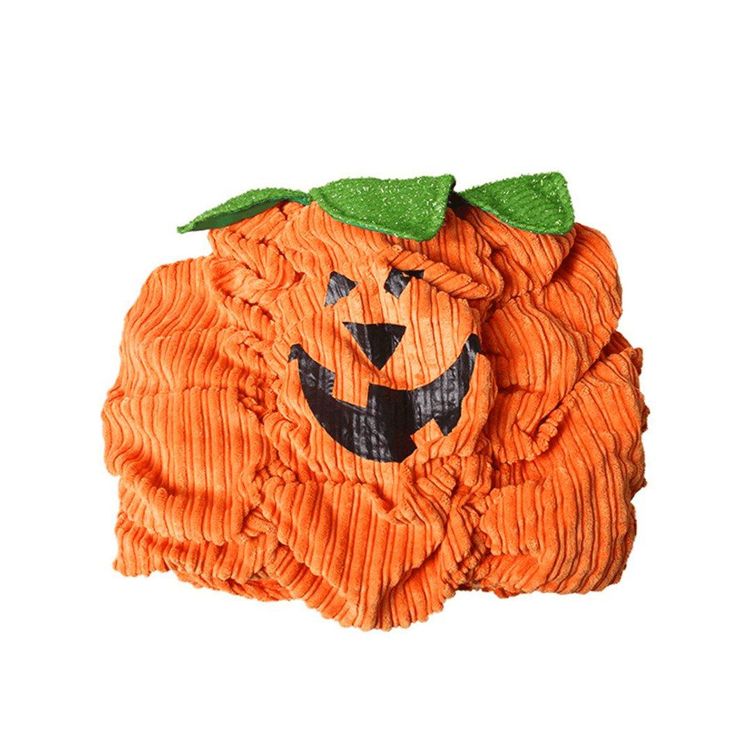 Dog Halloween Costume Dog Collar Pumpkin Design Creative Funny Pet Clothes Decorations - MRSLM