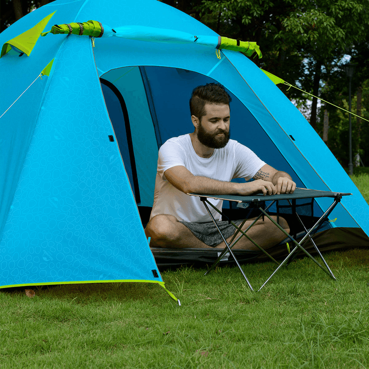 Naturehike NH15Z003-P Double Aluminum Pole Outdoor Tent Camping UPF50+ Anti-Uv PU2000 Waterproof - MRSLM