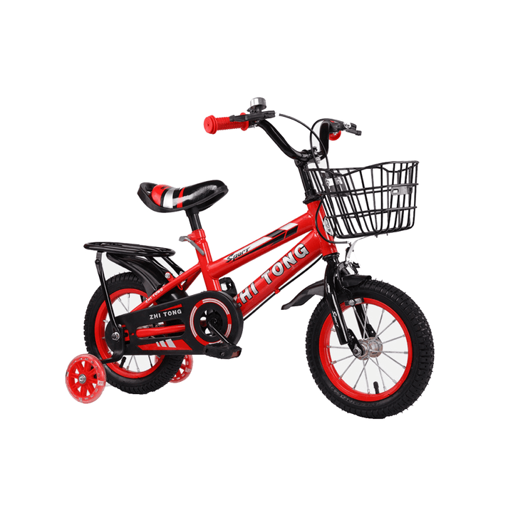 12Inch/16Inch 2 Wheels Kids Bike with Pedal Flashing Guar Wheels Children Bicycle for Beginner Rider Training for Ages 3-7 Childs - MRSLM