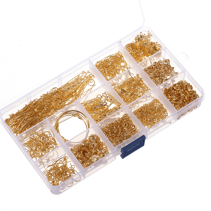 720Pcs/Set Jewelry Making Kit DIY Earring Findings Hook Pins Mixed Handcraft Accessories - MRSLM