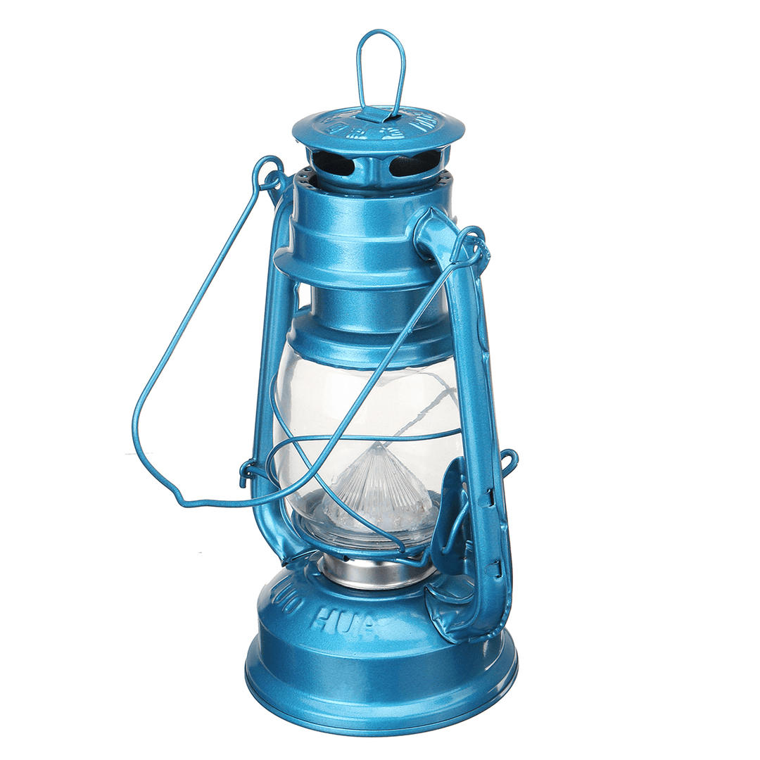 Vintage Style 15 LED Emergency Light Battery Operated Indoor Outdoor Camping Fishing Lantern - MRSLM