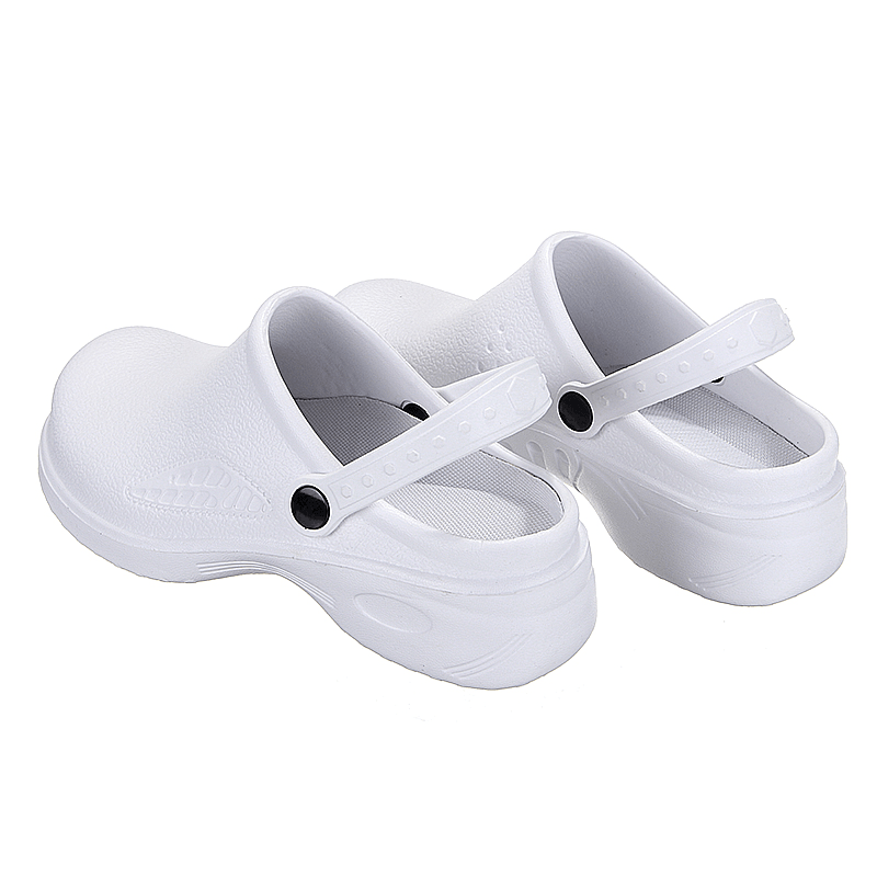 Women Medical Nursing Kitchen Slip on Comfortable Lightweight Anti-Slip Work Shoes Flats - MRSLM