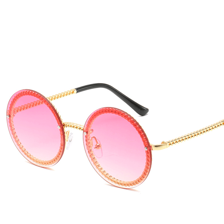 Metal Chain European and American Hot Style Sunglasses Frameless Can Be Equipped with Chain - MRSLM