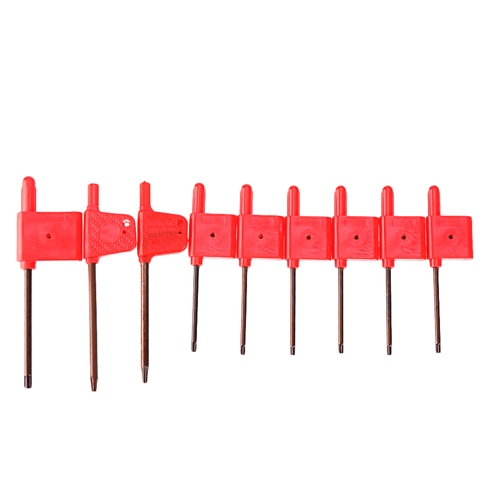 Drillpro 9Pcs 10Mm Shank Lathe Boring Bar Turning Tool Holder Set with Carbide Inserts - MRSLM