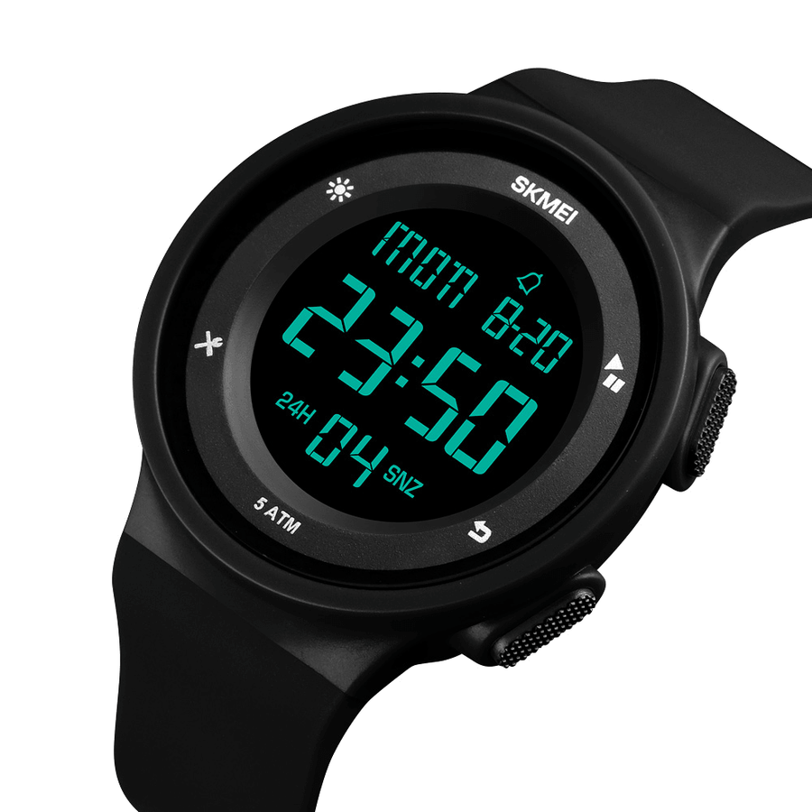 SKMEI 1445 Fashion Silicone Waterproof LED Outdoor Sport Digital Watch - MRSLM