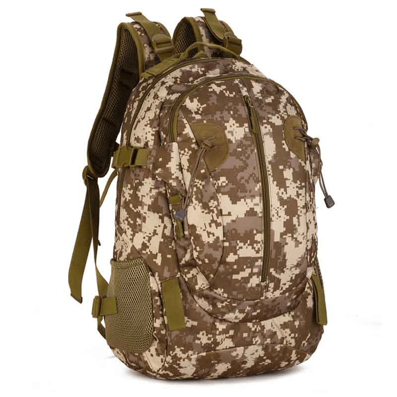 40L Camouflage Tactical Backpack Climbing Waterproof Bag Camping Hiking Mountaineering Multifunction Rucksack - MRSLM