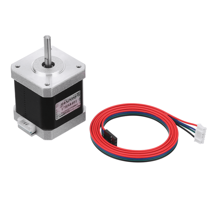 HANPOSE 17HS8401 48Mm Nema 17 Stepper Motor 42 Motor 1.8A 52N.Cm 4-Lead for CNC 3D Printer - MRSLM