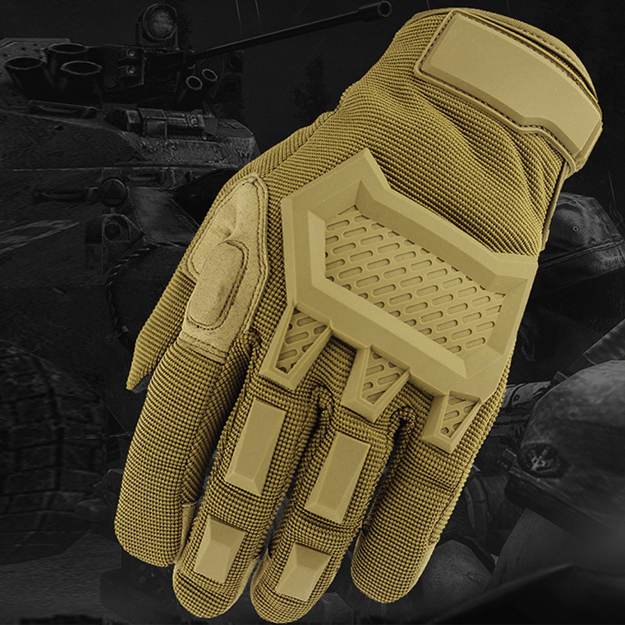 Outdoor Tactical Gloves Taktische Handschuhe Gloves Bicycle Bike Motorcycle Gloves Riding Non-Slip Gloves Touch Screen Protective Gloves - MRSLM