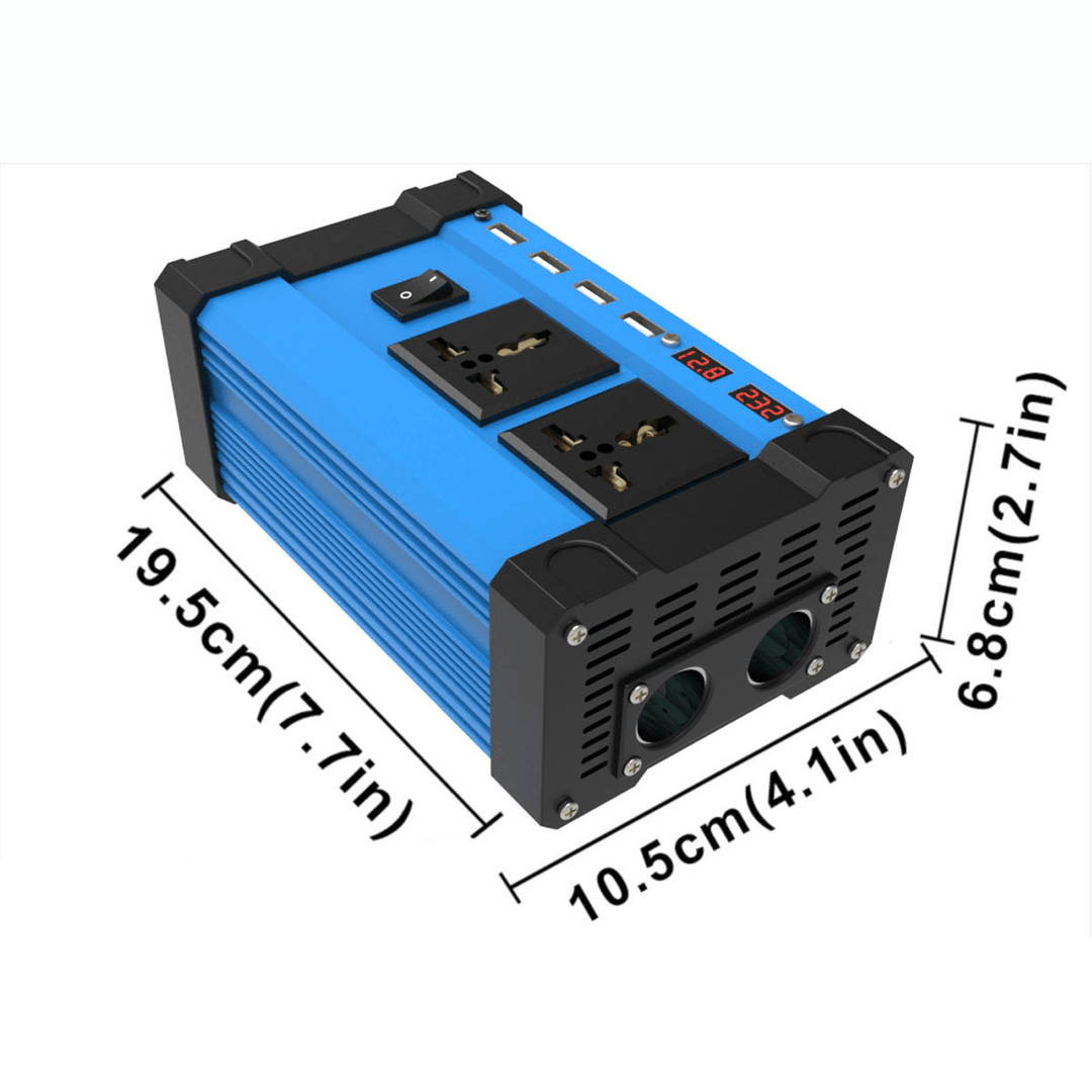 Solar Power System Set 18W Solar Panel 300W Power Inverter 30A Controller Kit Solar Panel Battery Charger - MRSLM