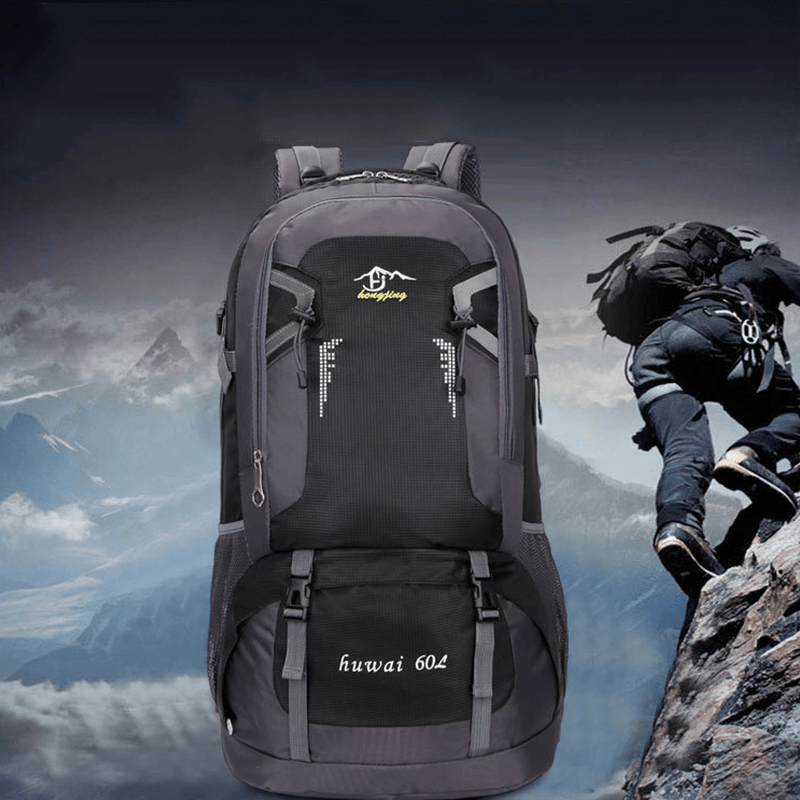 40/60L Waterproof Portable Climbing Travel Bag Spot Luggage Sport Package Large Capacity Backpack - MRSLM