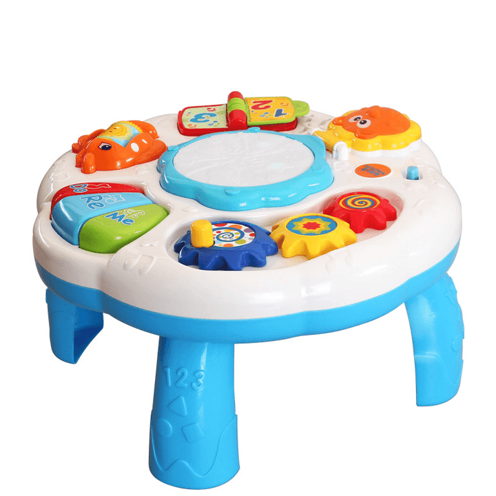 Baby Light Music Hand Drum Multifunctional Learning Table - MRSLM