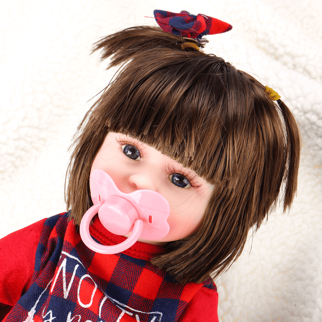 16.5" Lifelike Reborn Baby Doll Silicone Newborn Doll Handmade Doll Kids Gift - MRSLM