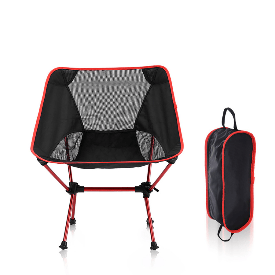 Folding Chair Portable Aluminum Moon Chair Leisure Folding Chair Outdoor Beach Outdoor Fishing Camping Barbecue Picnic Beach Load 150Kg - MRSLM