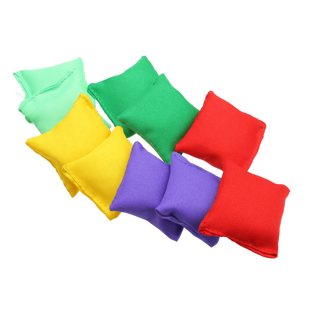 10 Pcs Nylon Bean Bags Children Family Throwing Sandbag Ball Camping Gargen Sport Game - MRSLM