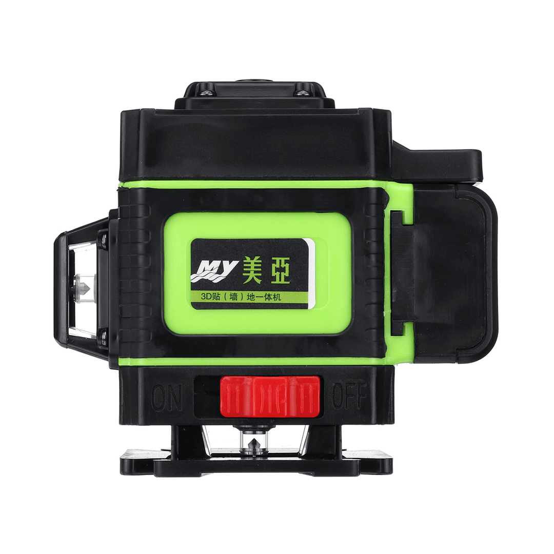 12 Greeen Lines Laser Level Measuring Devicesline 360 Degree Rotary Horizontal and Vertical Cross Laser Level with Base - MRSLM