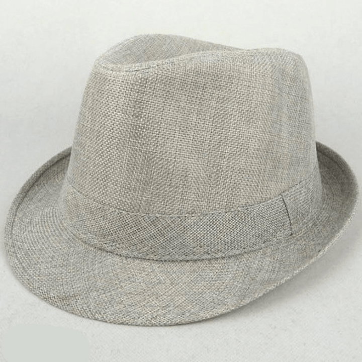 Spring and Summer Middle-Aged and Elderly Men'S Top Hat British Jazz Hat Classic Hat - MRSLM