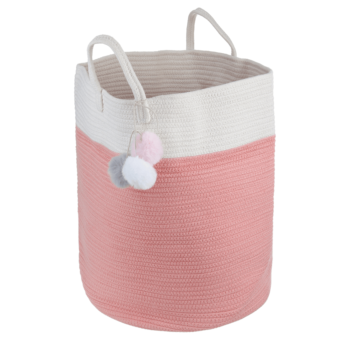 Folding Storage Basket Kids Toy Organizer Hamper Washing Dirty Clothes Storage Bin - MRSLM