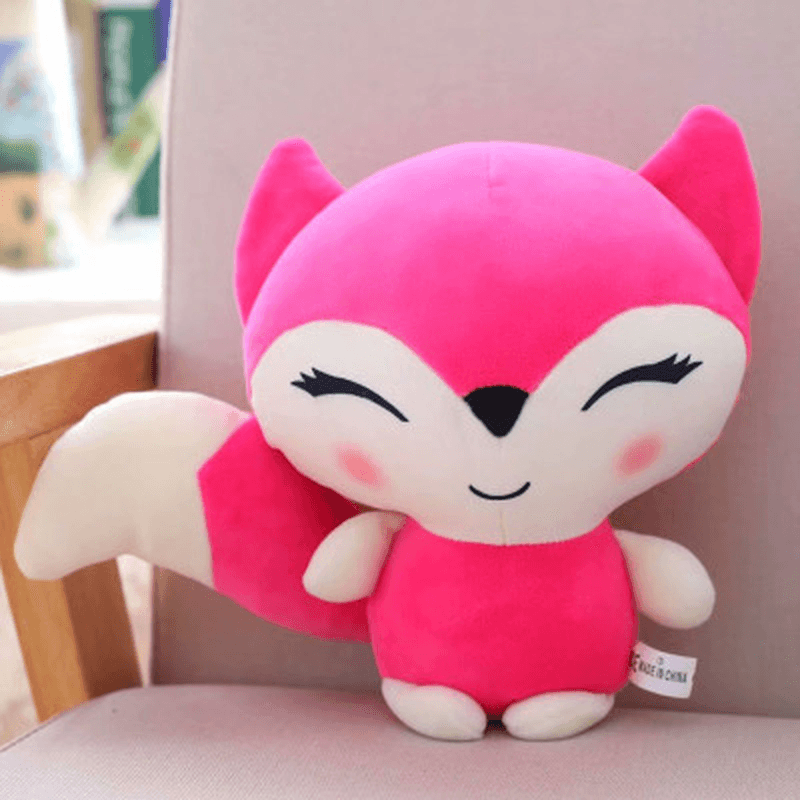 Cartoon Little Fox Doll Plush Toy Soft Ragdoll Cute Children'S Doll Give Girl Birthday Gift - MRSLM