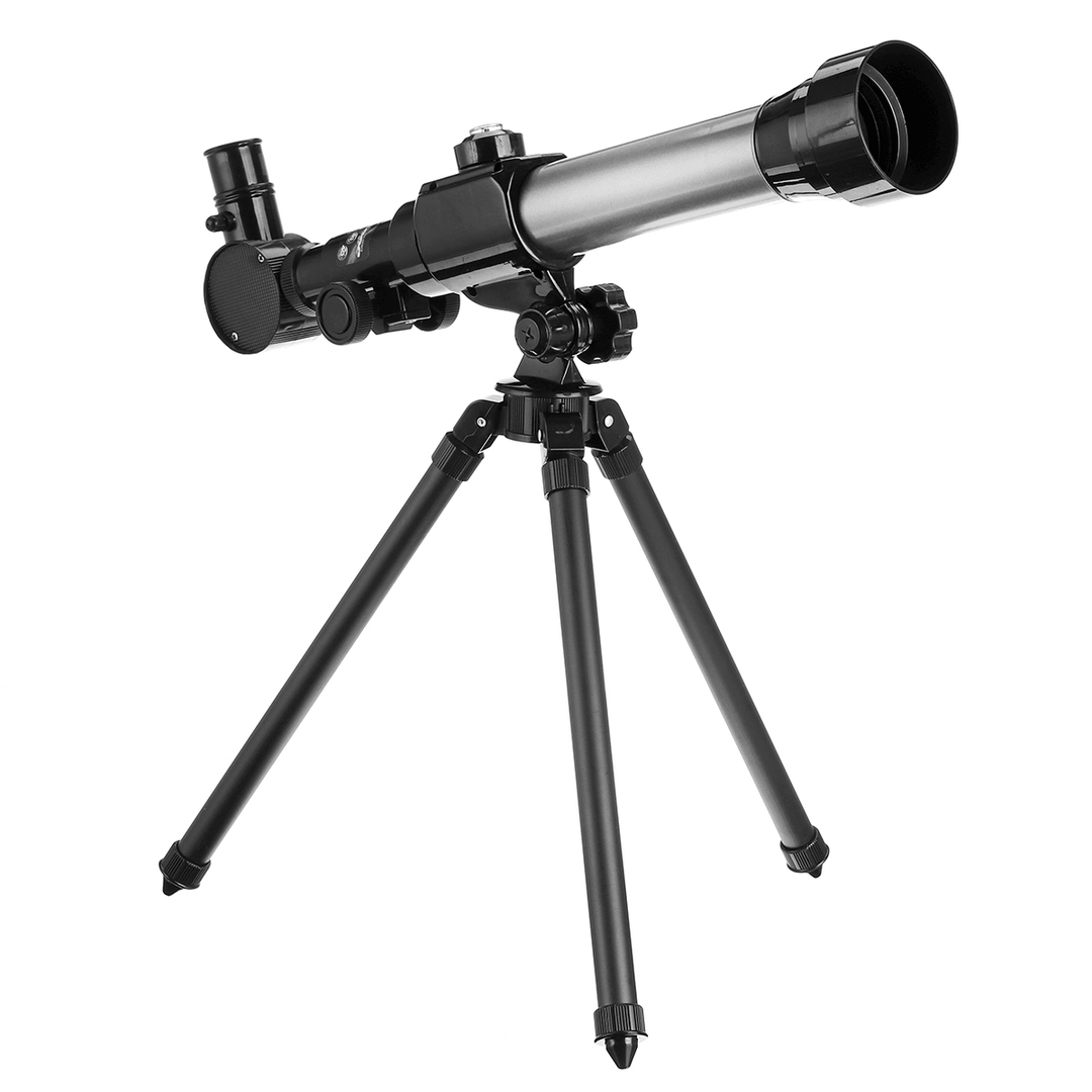 20X 30X 40X Zoom Astronomical Monocular Zoom Refractor Telescope with Tripod for Kids Toy Gift - MRSLM