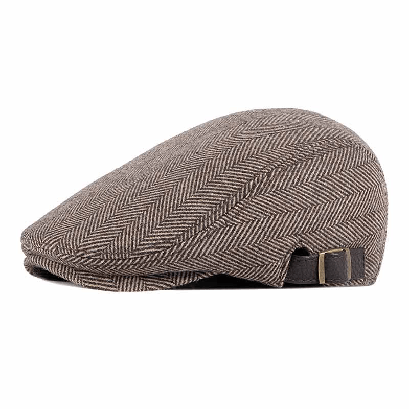 Fashion Simple Men'S Retro Woolen Beret - MRSLM