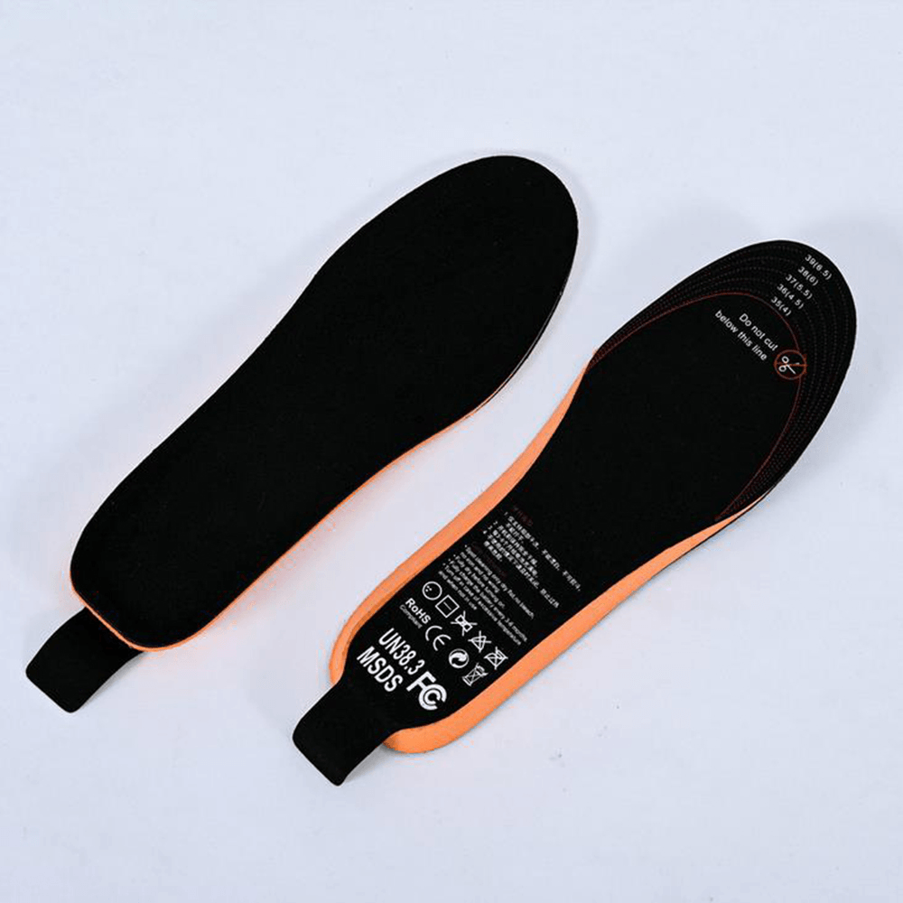 Intelligent Remote Heating Insole USB Charging 3 Model Adjustable Electric Heating Insole Cutable Foot Warmer - MRSLM