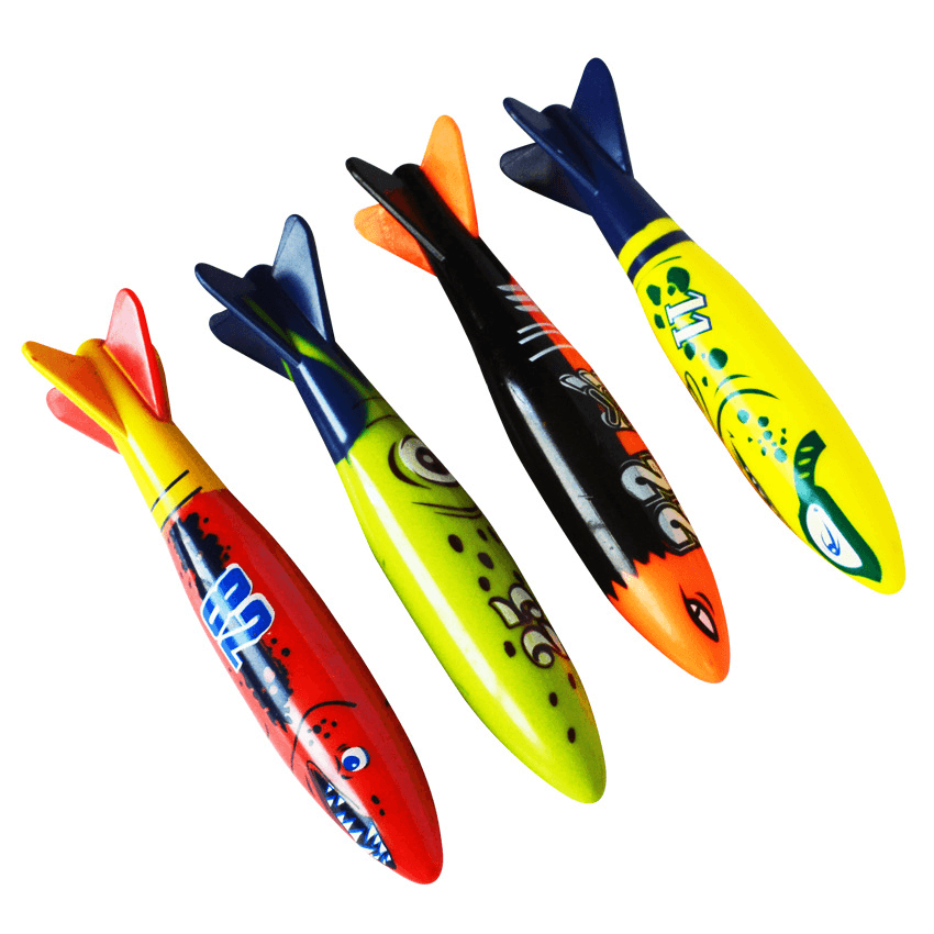 Children'S Sports Diving Throw Torpedo Plastic Toys - MRSLM