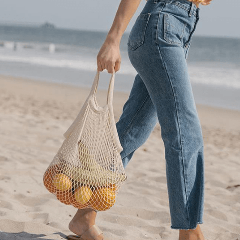 Fashion Shopping Beach Net Bag Tote Bag - MRSLM