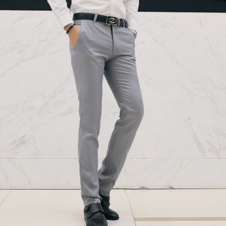 Fashion Simple Business Suit Casual Trousers - MRSLM