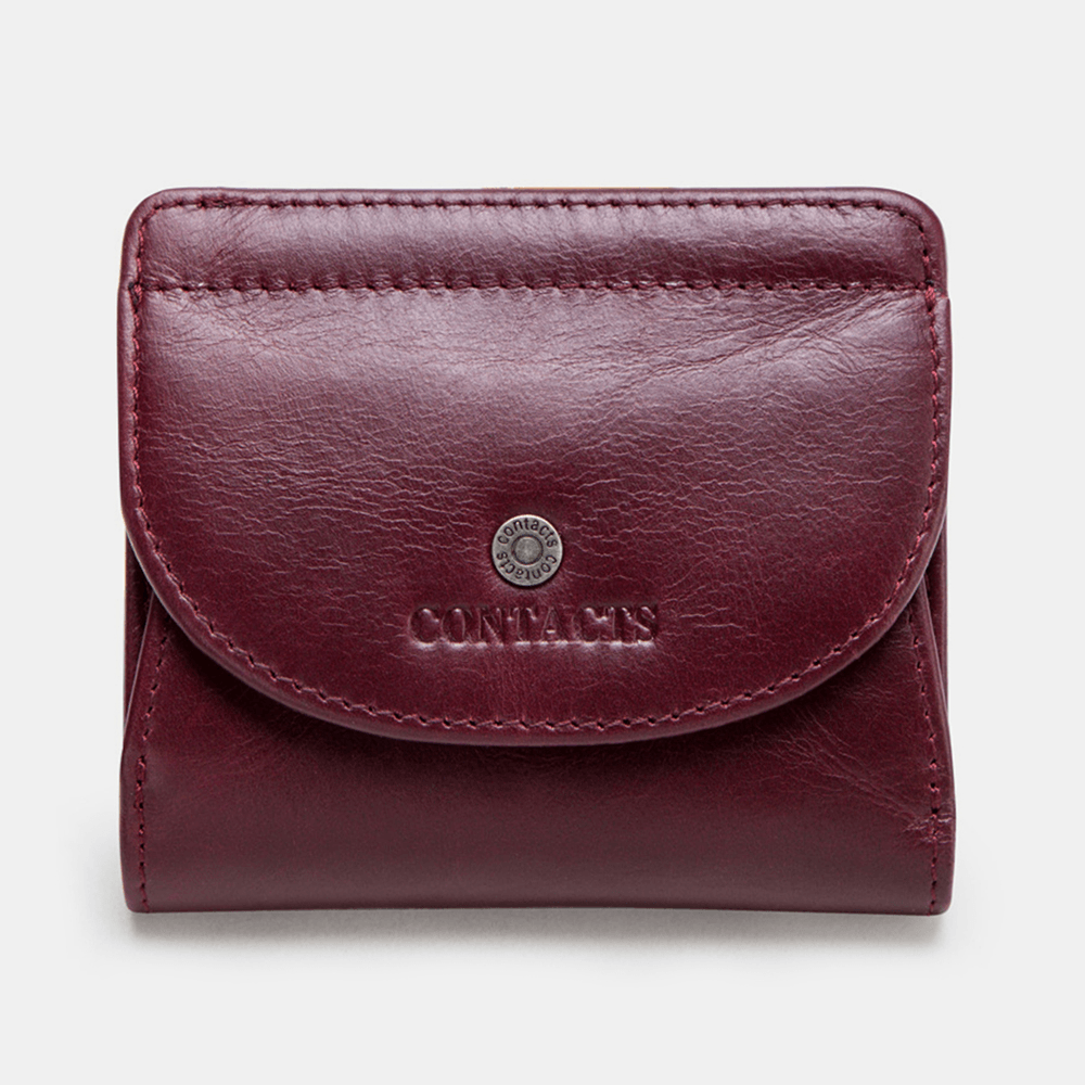 Women Genuine Leather Card Holder Coin Bag Wallet - MRSLM