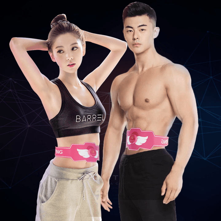 Smart EMS Abdominal Muscle Training Abs Stimulator Fitness Home Exercise Belt - MRSLM