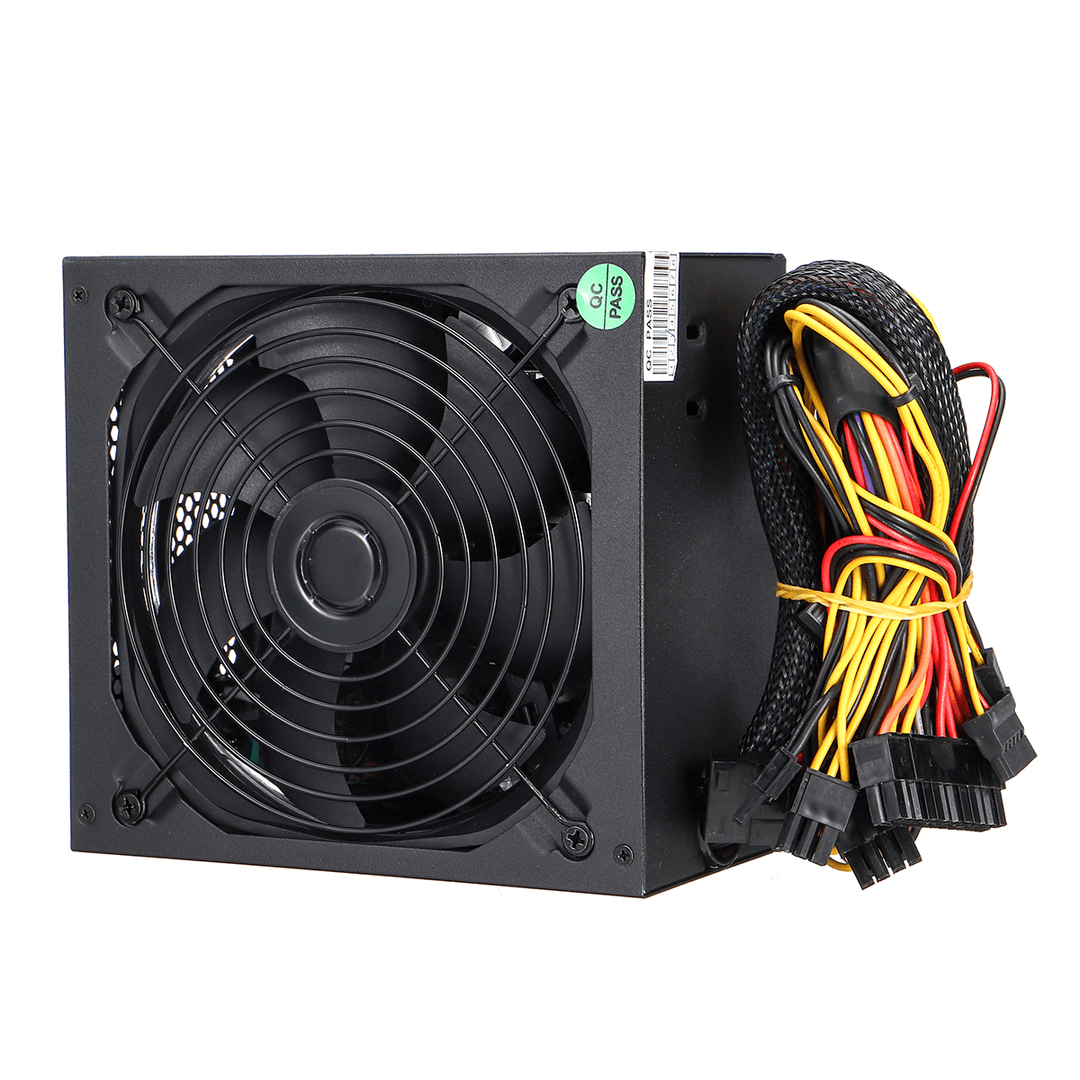 1200W Computer Power Supply Module PC PSU 24Pin SATA 6Pin 4Pin Quiet LED Fan 80 Plus - MRSLM