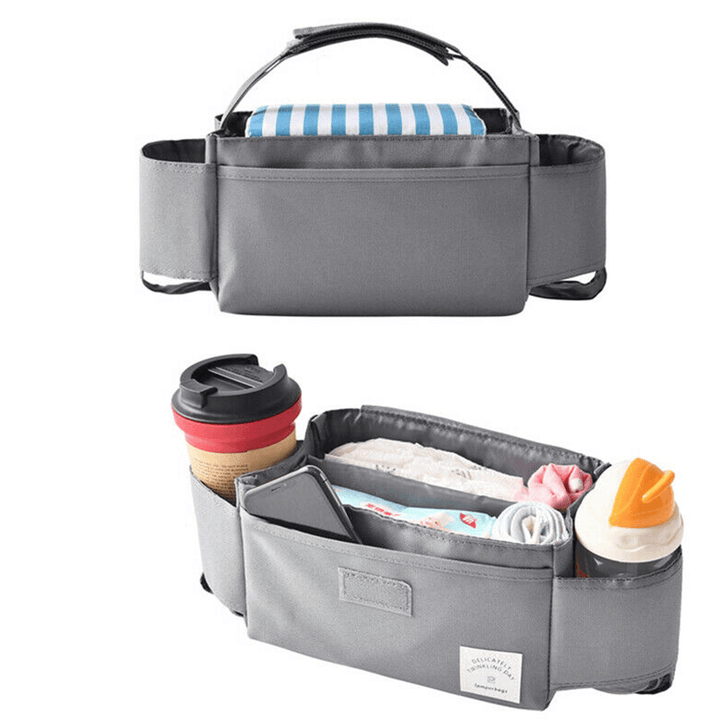 Stroller Organizer Hanging Mummy Carring Bag Bottle Holder - MRSLM