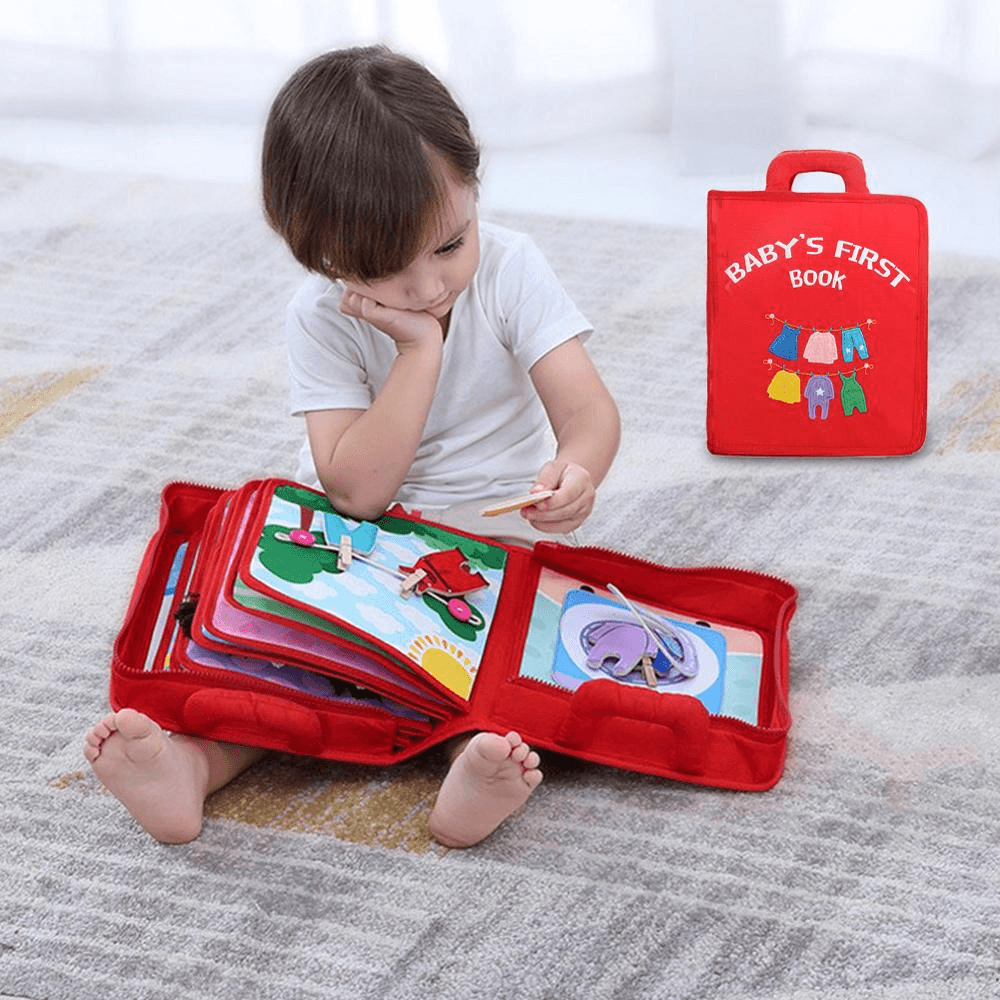 Children'S Early Education Toys Baby Cloth Book Digital Book - MRSLM