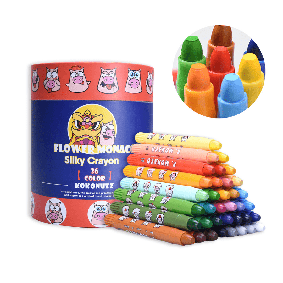 Washable Baby Rotating Mousse Crayon Set - MRSLM