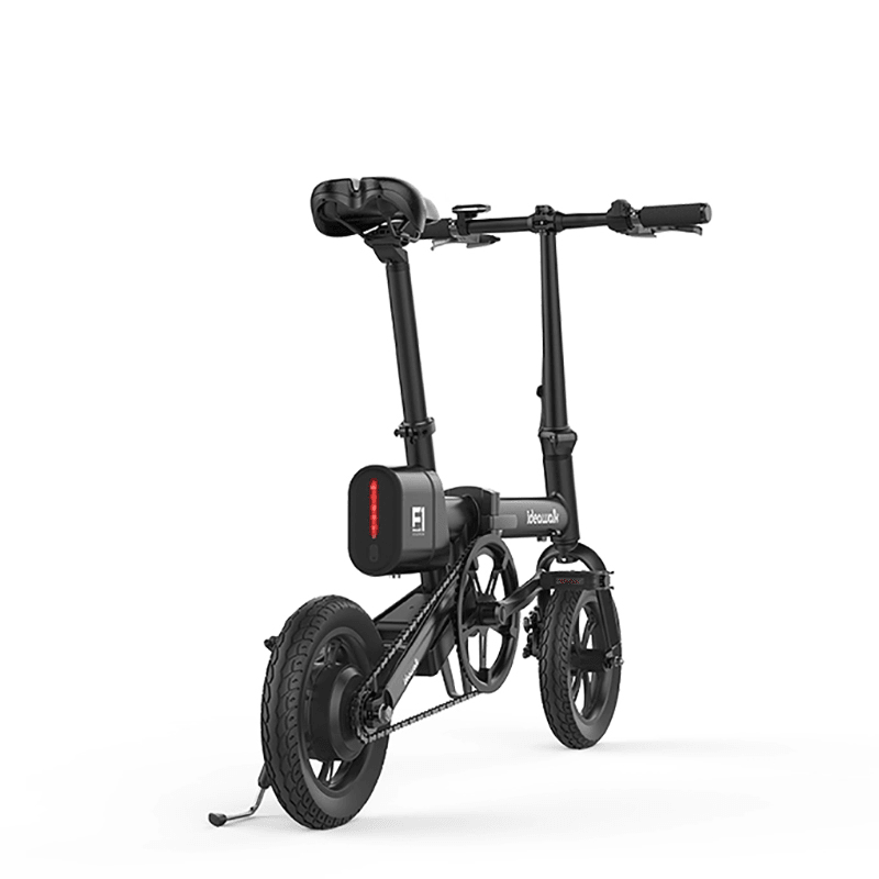 CMSBIKE F1 36V 250W Brushless Motor 12 Inches Black Foldable Electric Bike 25Km/H 60KM Mileage - MRSLM