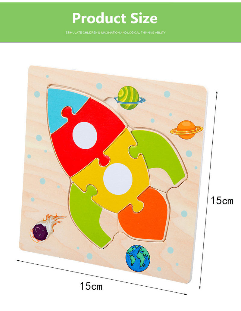 Children'S Baby Early Education Educational Paper Toy Puzzle - MRSLM