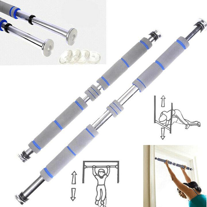 60-100CM Adjustable 100KG Maxload Door Horizontal Bar Strengthen Chin-Up Pull up Bar Home Fitness Equipment - MRSLM