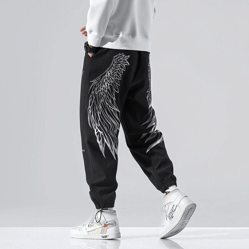 Men'S Printed Loose Harem Casual Trousers - MRSLM