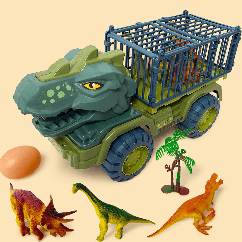 Children'S Toy Car Dinosaur Engineering Vehicle Digging Transport Truck - MRSLM