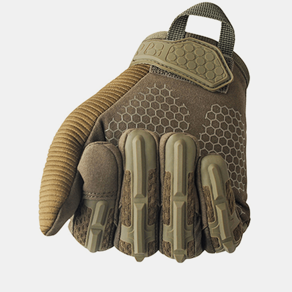 Tactical Gloves Outdoor Sports Mountaineering Training Fitness Non-Slip Gloves Riding Motorcycle Gloves Full Finger Gloves - MRSLM