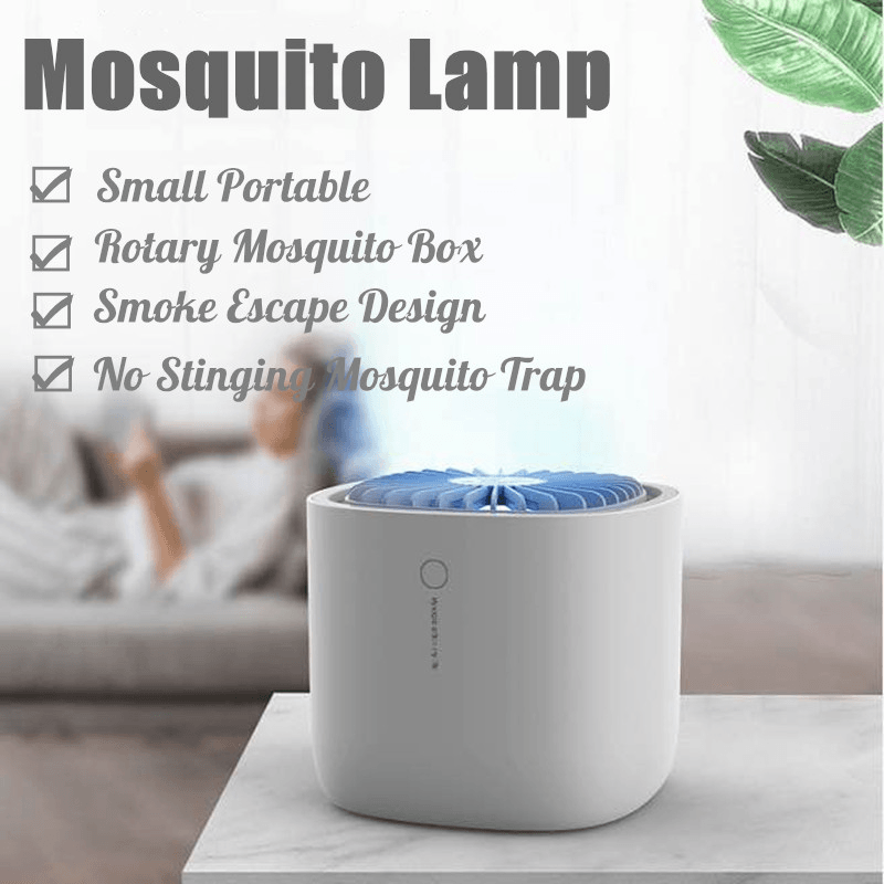 Electric Fly Bug Zapper Mosquito Insect Killer LED Trap Pest Control USB Lamp - MRSLM