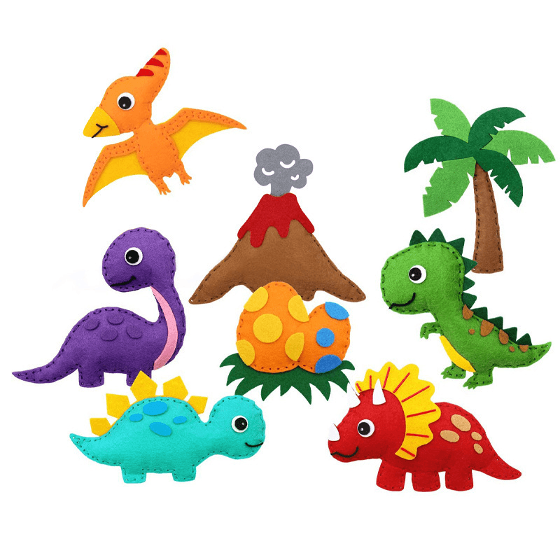 Children'S Small Animal Educational Handmade Toys, Felt Cloth Sewing Creative Toys, DIY Homemade Toy Set - MRSLM