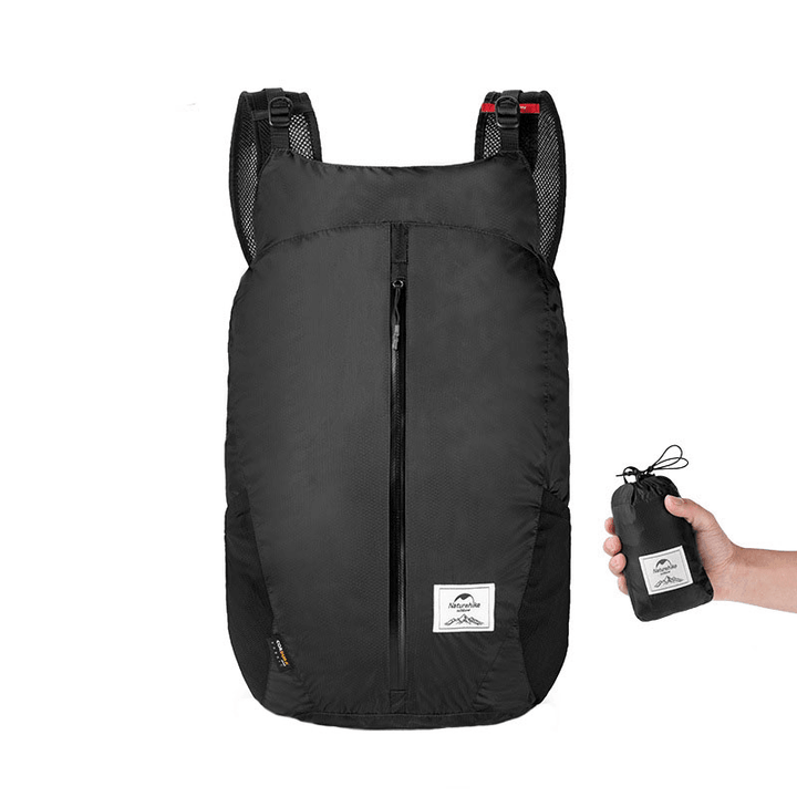 Naturehike 25L Backpack Folding Waterproof Storage Bag Travel Camping Portable Shoulder Bag - MRSLM