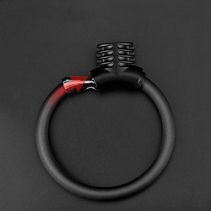 BIKIGHR Anti-Theft Bicycle Ring Lock Portable Bicycle Mini Safety Lock Racket Lock Cycle MTB Bike Security Lock Cycling Equipment - MRSLM